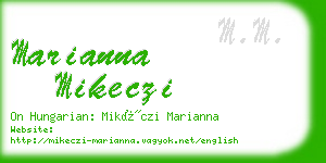 marianna mikeczi business card